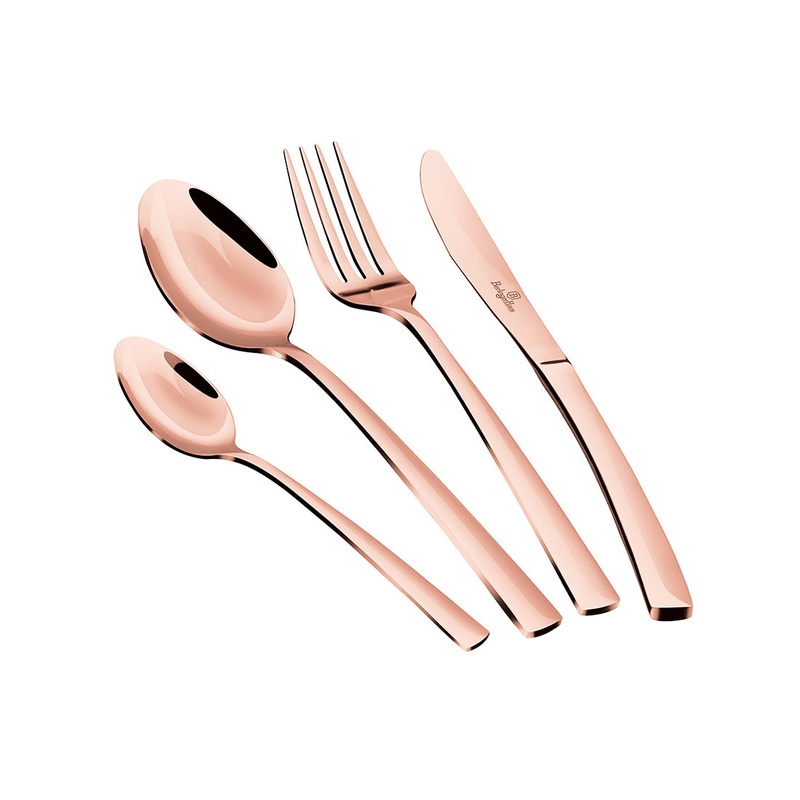 Berlinger Haus Kchenbedarf Haus 16-teiliges Besteckset Metallic Line Rosegold
