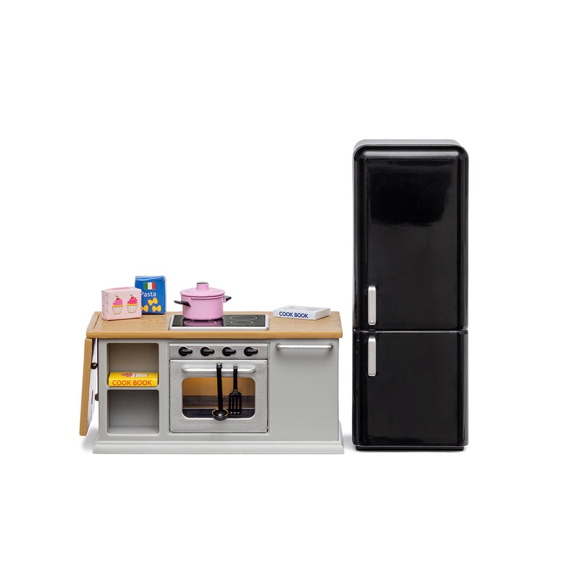 LUNDBY Kinder Puppenhauszubehr Kchen Set