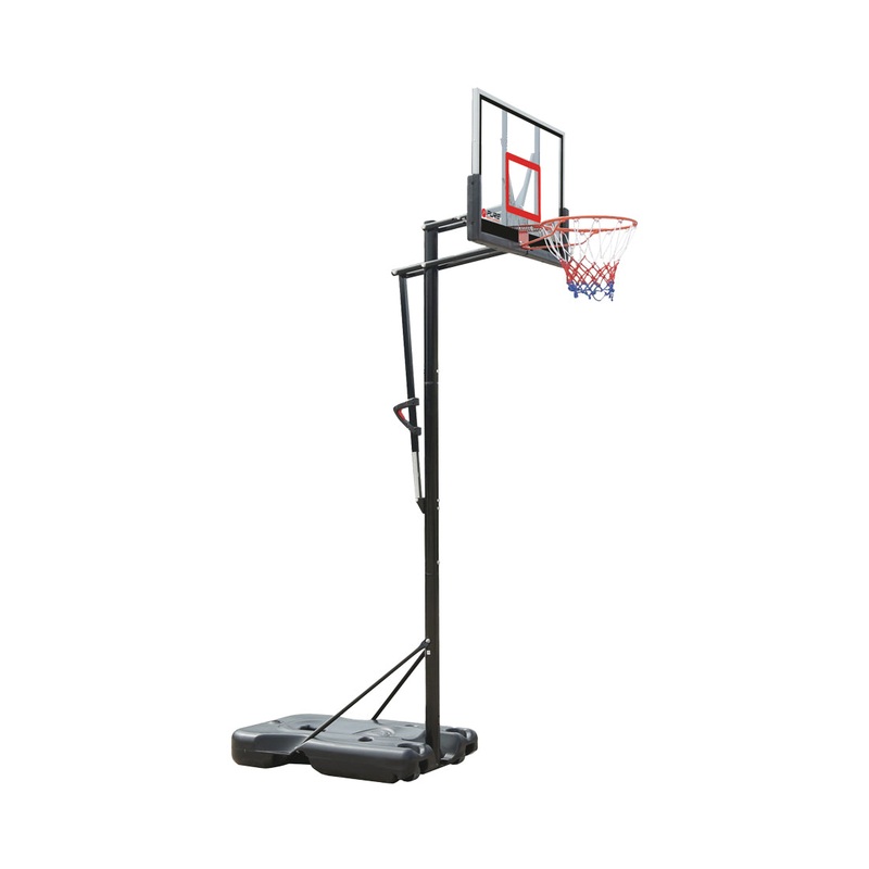 PURE2improve Freizeit Outdoor tragbarer Basketballstnder 230 bis 305cm