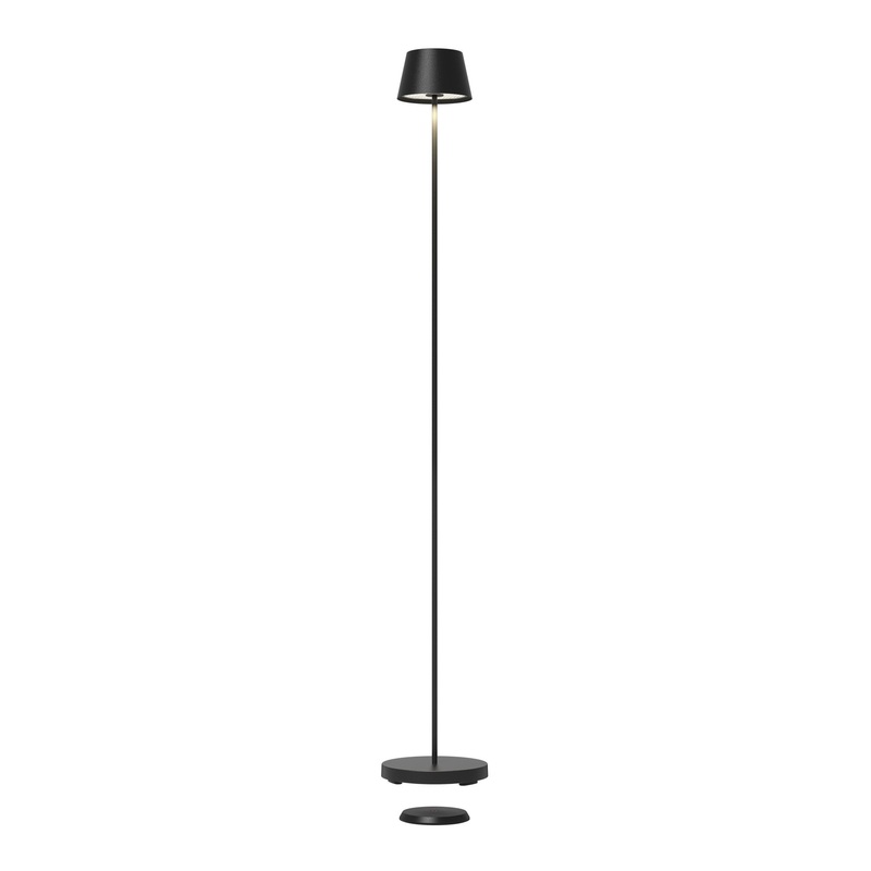Sompex Stehlampe Seoul, 120cm, schwarz