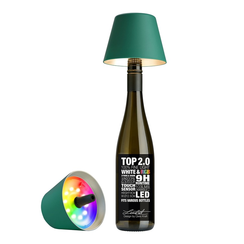 Sompex Tischlampe Top 2.0 dunkelgrn