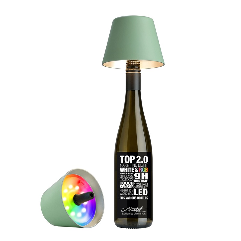 Sompex Tischlampe Top 2.0 hellgrn