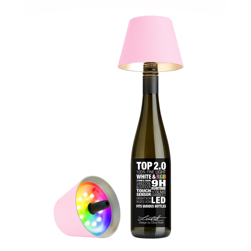 Sompex Tischlampe Top 2.0 rosa