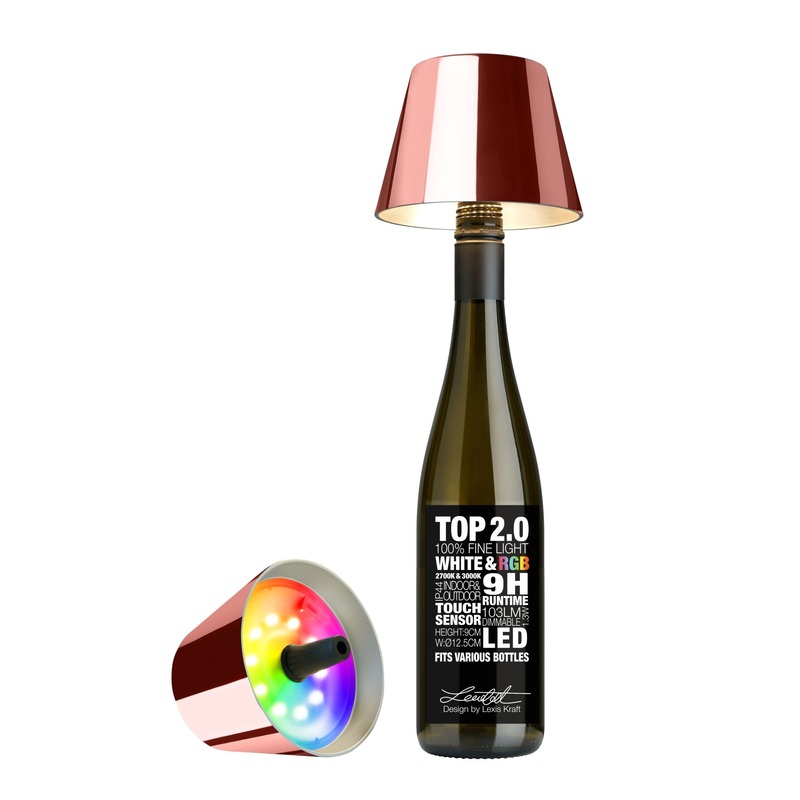 Sompex Tischlampe Top 2.0 rosegold