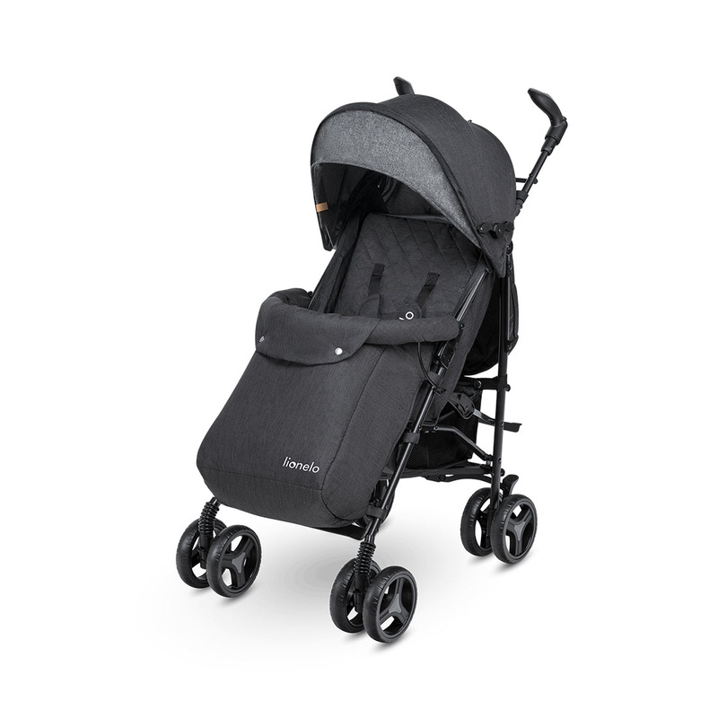 Lionelo Zubehr Haushalt Kinderwagen Buggy Irma Black/Dark Grey