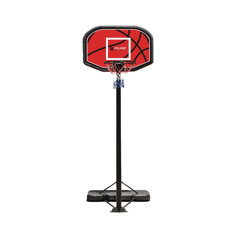 PURE2improve Freizeit Outdoor Pure2improve tragbarer Basketballstnder 1.90 - 3.40m