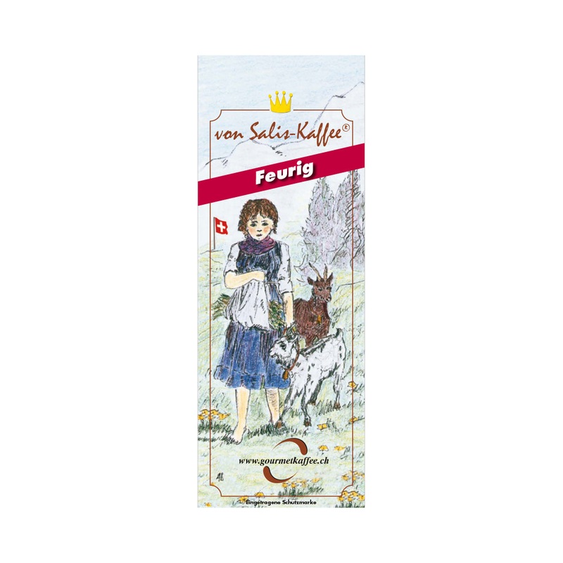 von Salis Lebensmittel Kaffee Feurig 1kg Bohnen