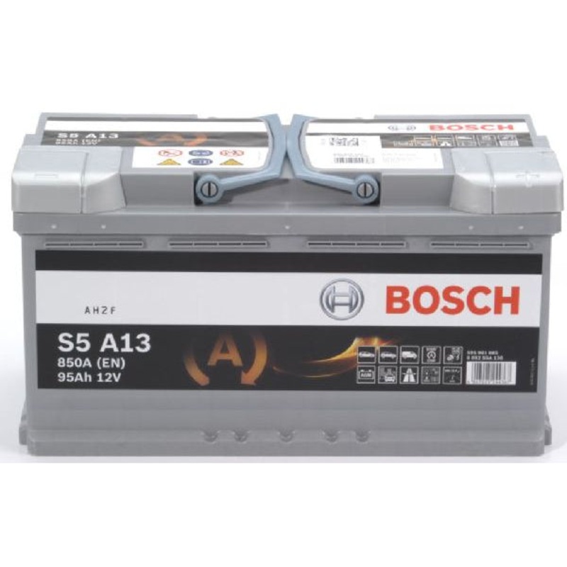 BOSCH Fahrzeugbatterie AGM-Batterie Bosch 12V/95Ah/850A LxBxH 353x175x190mm/S:0