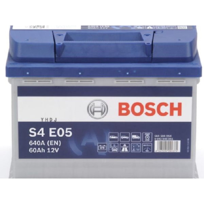 BOSCH Fahrzeugbatterie EFB-Batterie Bosch 12V/60Ah/640A LxBxH 242x175x190mm/S:0
