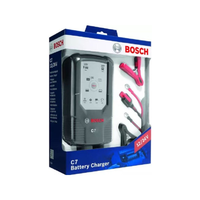 BOSCH Fahrzeugbatterie Ladegerte Batterieladegert 12/24 Volt / 7 Amp.