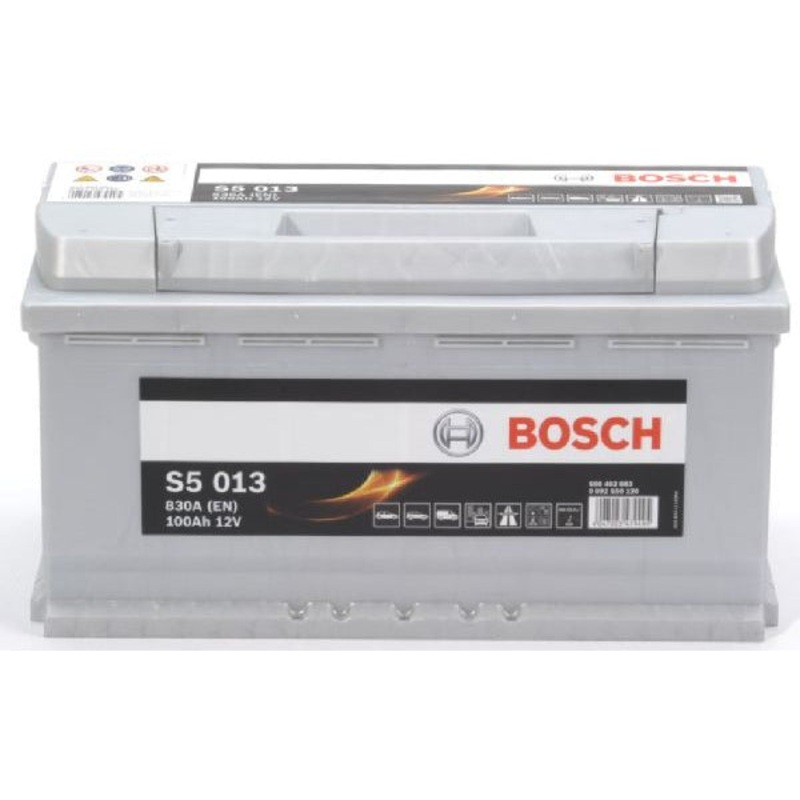 BOSCH Fahrzeugbatterie Starterbatterie Bosch 12V/100Ah/830A LxBxH 353x175x190mm/S:0
