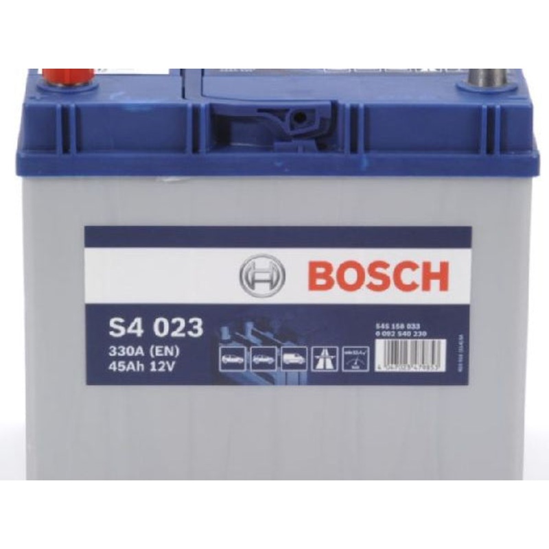 BOSCH Fahrzeugbatterie Starterbatterie Bosch 12V/45Ah/330A LxBxH 238x129x227mm/S:1