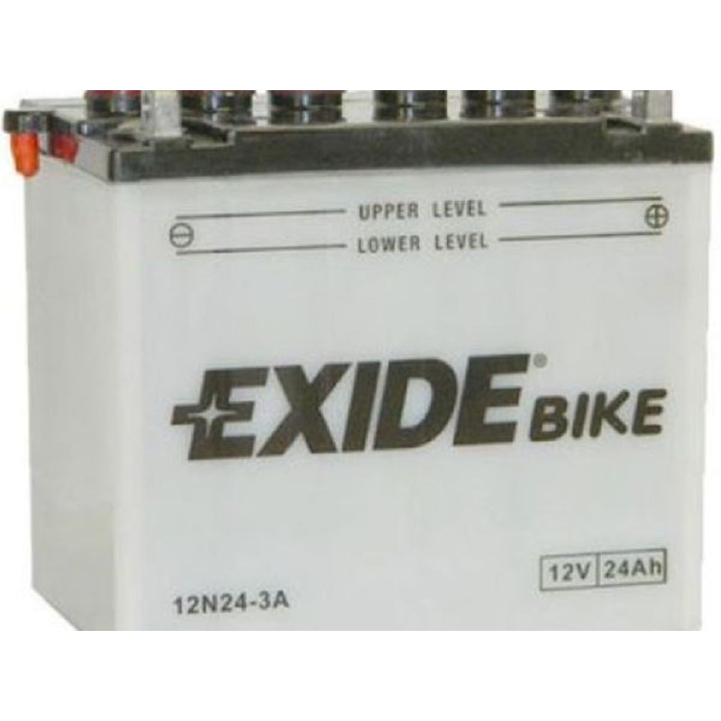 Exide Fahrzeugbatterie 12 Volt // 24 AH // 200 Amp. // Pole M03 LxBxH : 184 // 124 // 175 // S:0