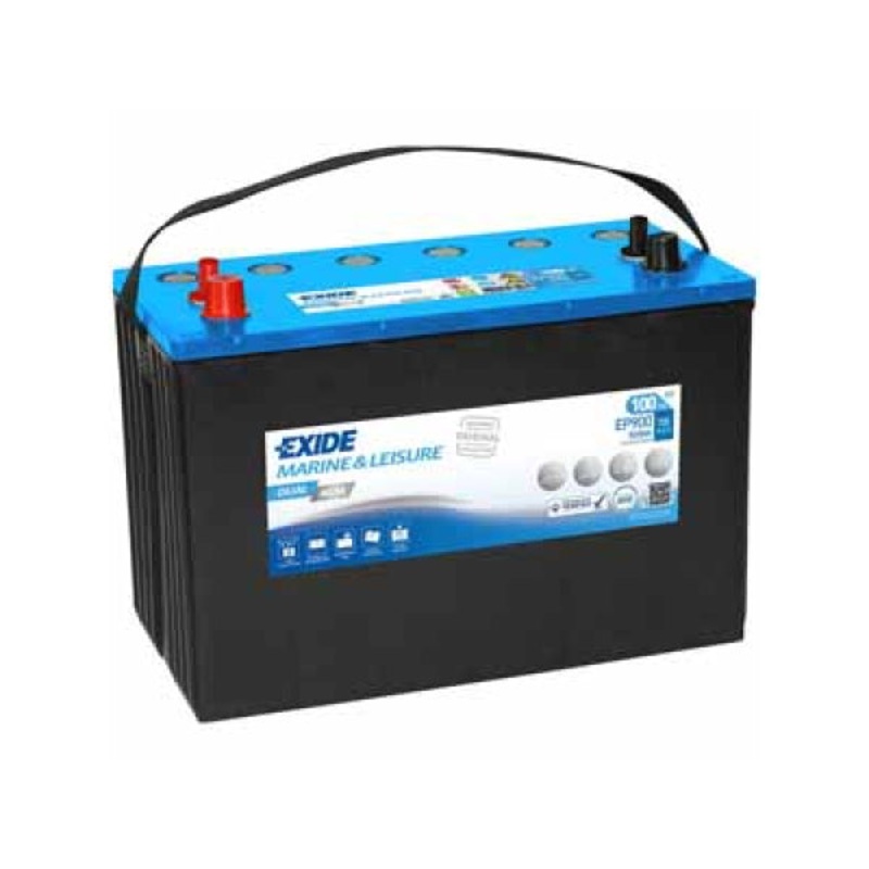 Exide Fahrzeugbatterie Dual 12V/100Ah/720A LxBxH 330x173x240mm/B/C:1