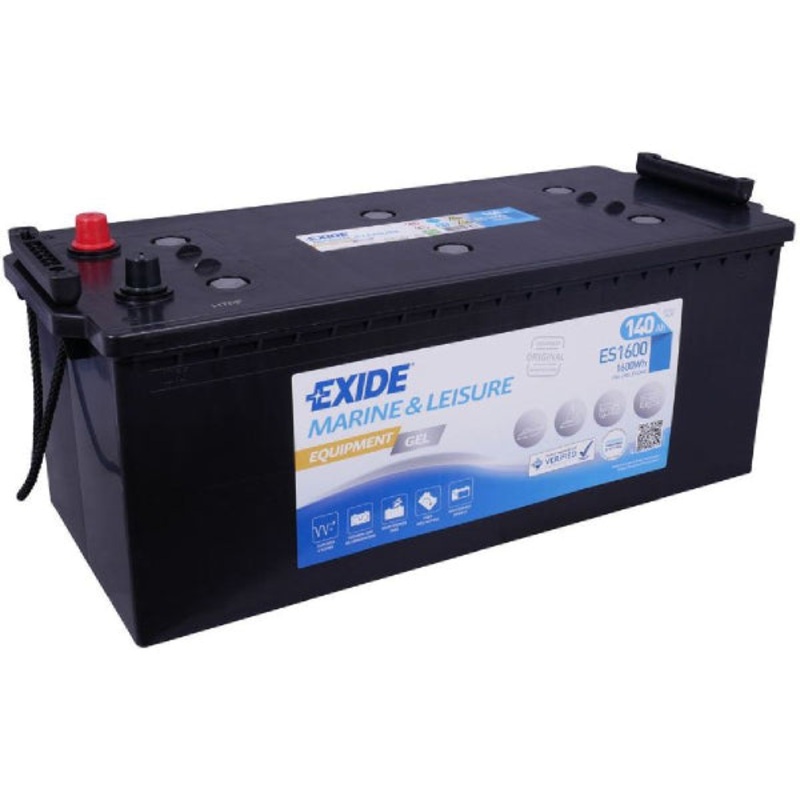 Exide Fahrzeugbatterie Equipment Gel 12V/140Ah/900A LxBxH 513x223x225mm/B0/S:3