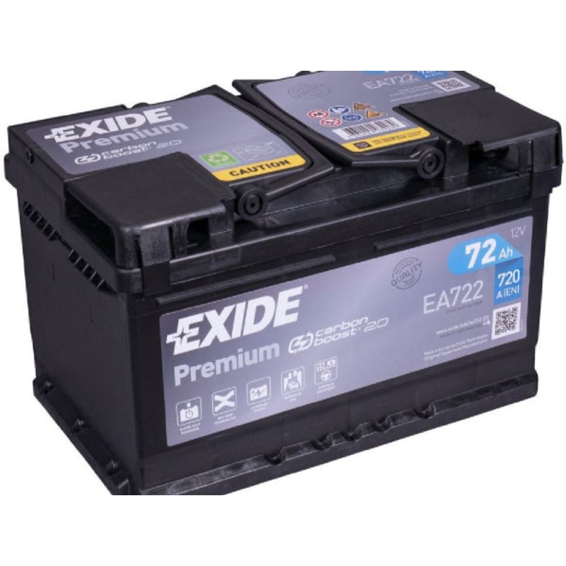 Exide Fahrzeugbatterie Premium 12V/72Ah/720A
