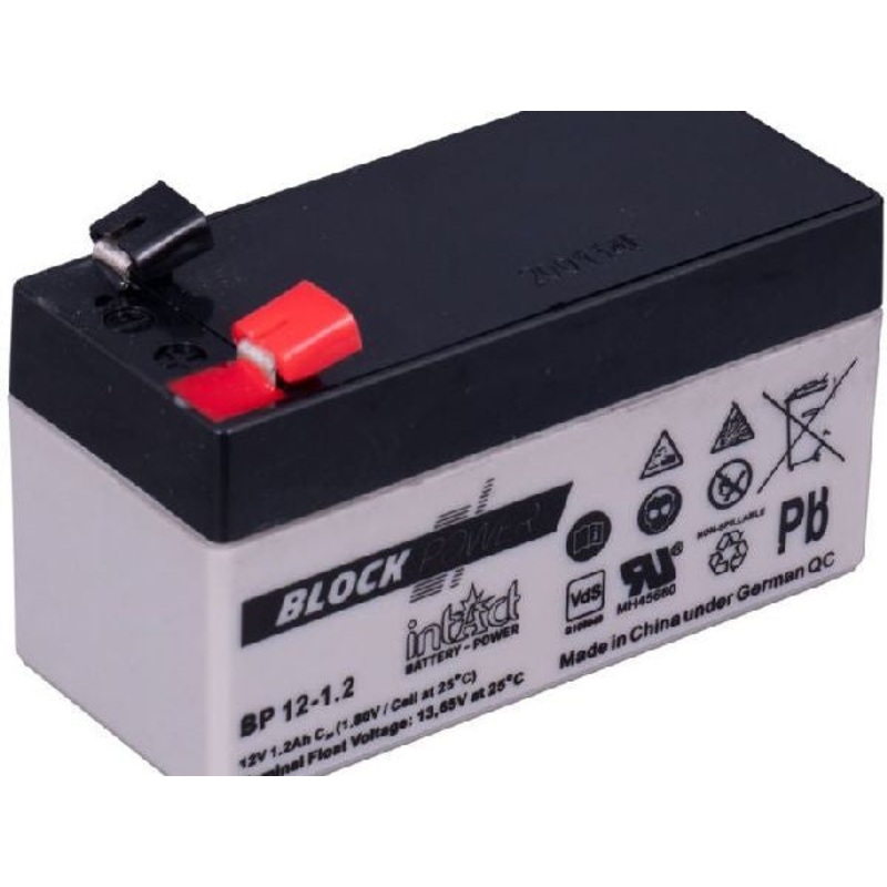 INTACT Fahrzeugbatterie Block-Power 12V/1.2Ah