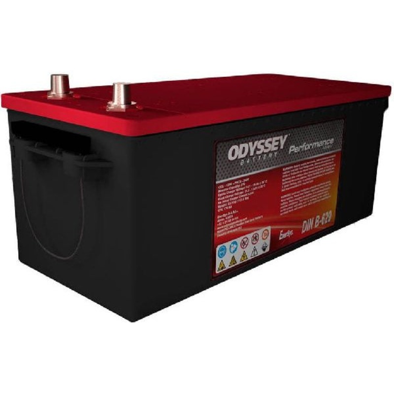 Odyssey Fahrzeugbatterie AGM-Batterie 12V/170Ah/1300A LxBxH 518x223x218mm/S:3