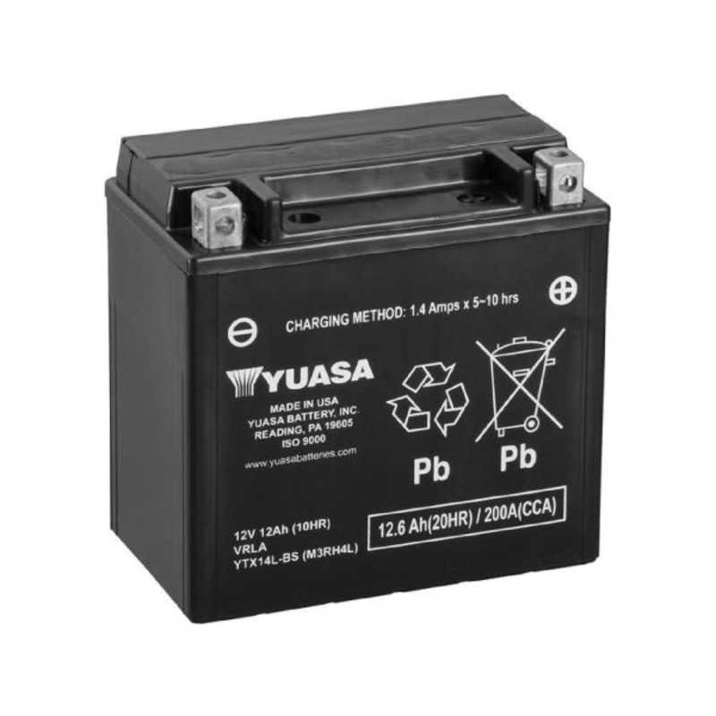 YUASA Fahrzeugbatterie AGM 12V/12.6Ah/200A