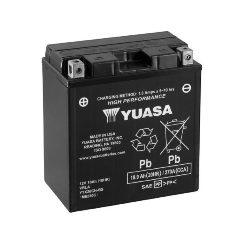 YUASA Fahrzeugbatterie AGM 12V/18.9Ah/270A