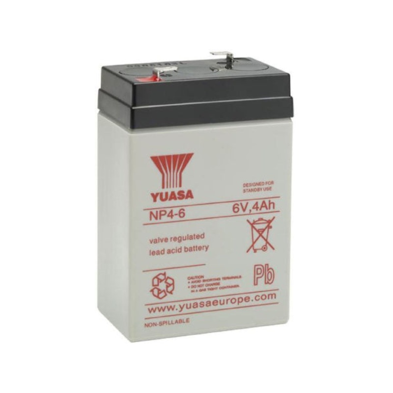 YUASA Fahrzeugbatterie Auxilliary 6V/4Ah