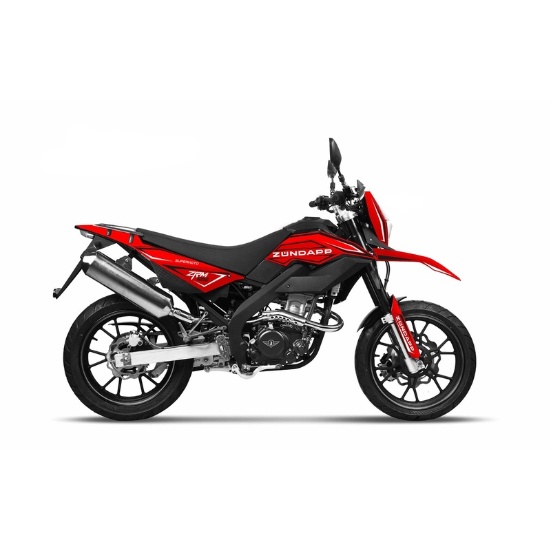 Zndapp Motorrad ZRM 125 Supermoto ABS,105 km/h, rot