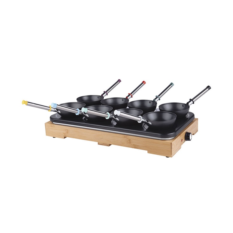 Berger & Lanz Kchenmaschine PM Partygrill 2in1 Wok & Crepes