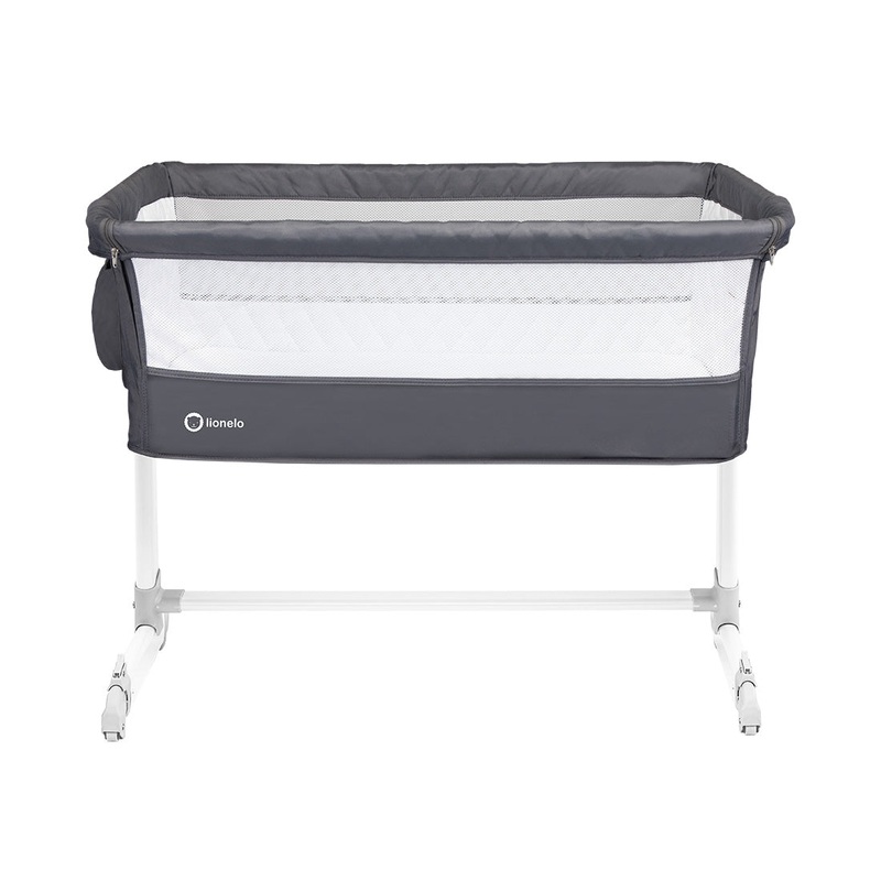 Lionelo Zubehr Haushalt Baby Beistellbett / ReisebettTheo dunkelgrau