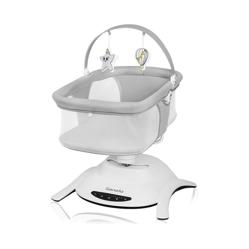 Lionelo Zubehr Haushalt Babyschaukel-Set Bella Grey Concrete