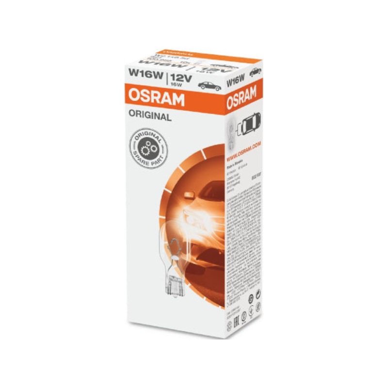 OSRAM Ersatzlampe 12V 16W W2,1x9,5d