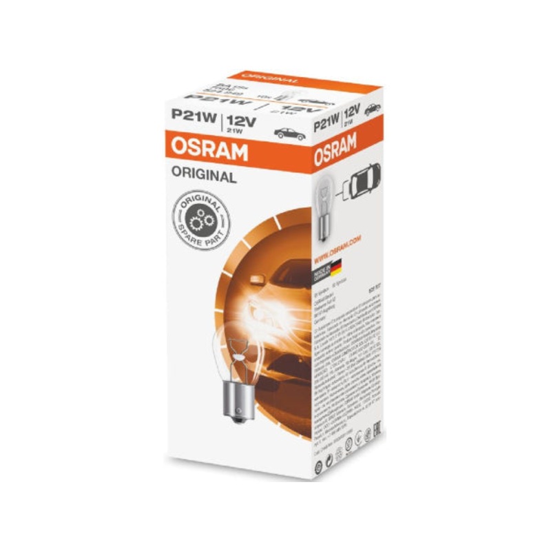 OSRAM Ersatzlampe 12V 21W BA15s