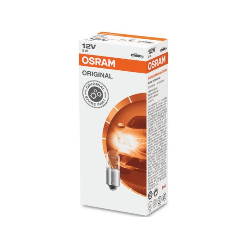 OSRAM Ersatzlampe 12V 2W BA9s