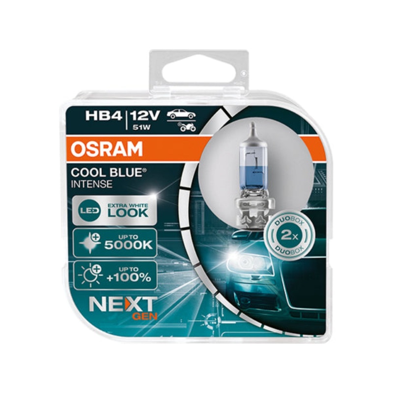 OSRAM Ersatzlampe Cool blue intense HB4 Duobox