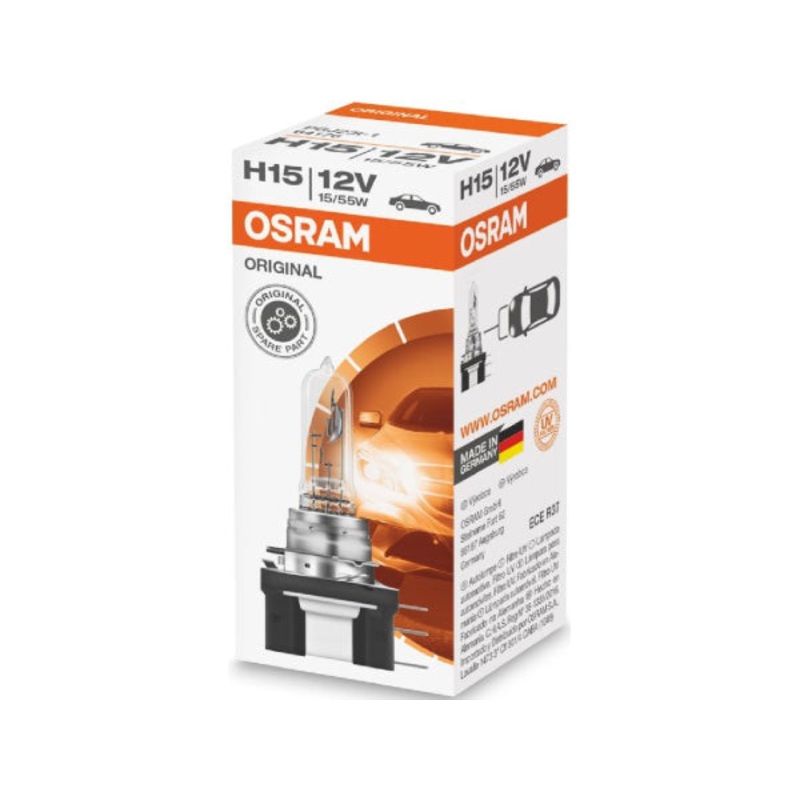 OSRAM Ersatzlampe H15 12V 55/15W PGJ23T-1