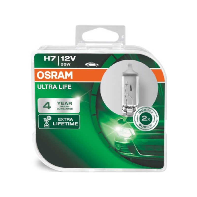 OSRAM Ersatzlampe H7 ULTRA LIFE 12V 55W PX26d