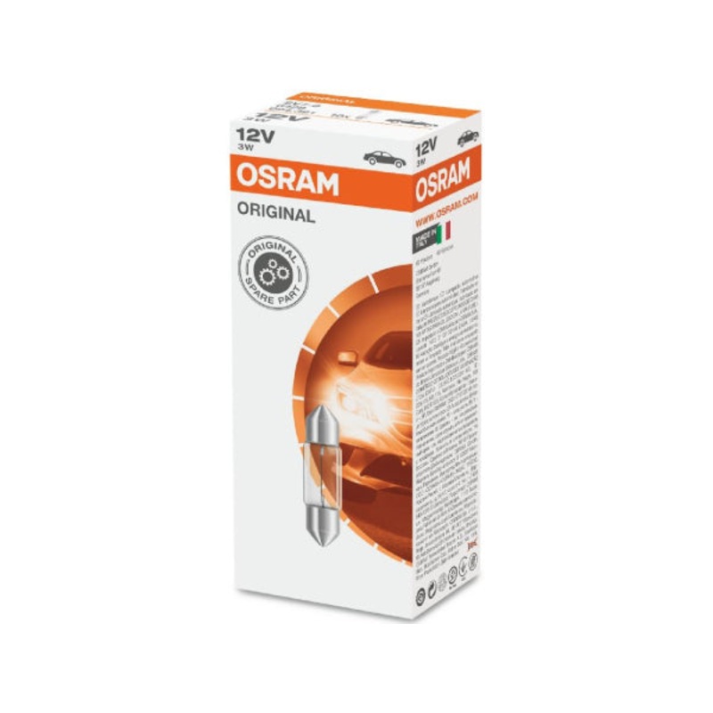 OSRAM Ersatzlampe Soffittenlampe 12V 3W SV7-8 28 x 8,2mm