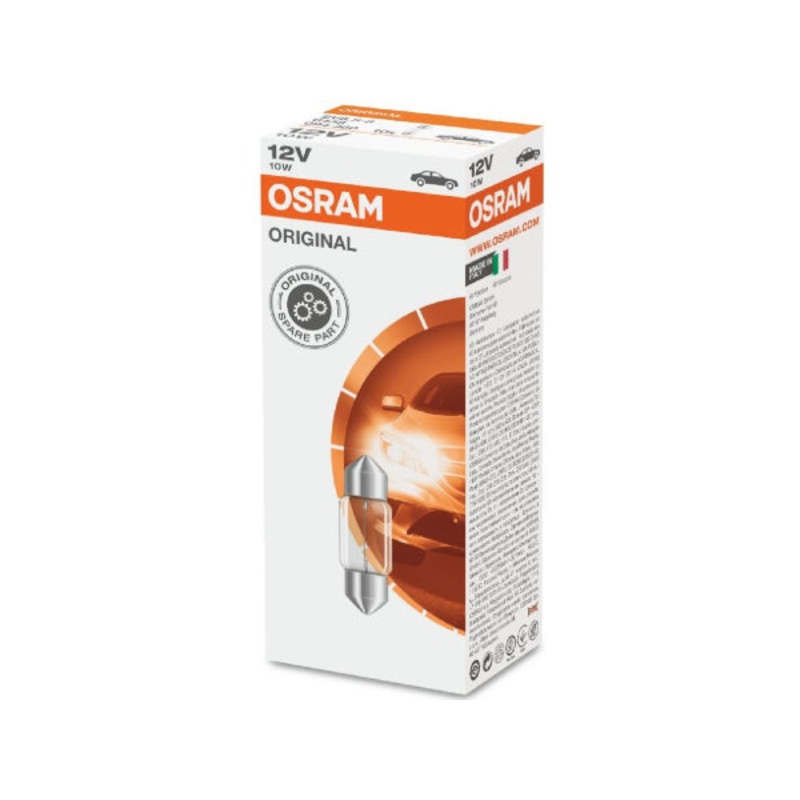 OSRAM Ersatzlampe Soffittenlampe 12V 5W SV 8,5-8 41x11mm