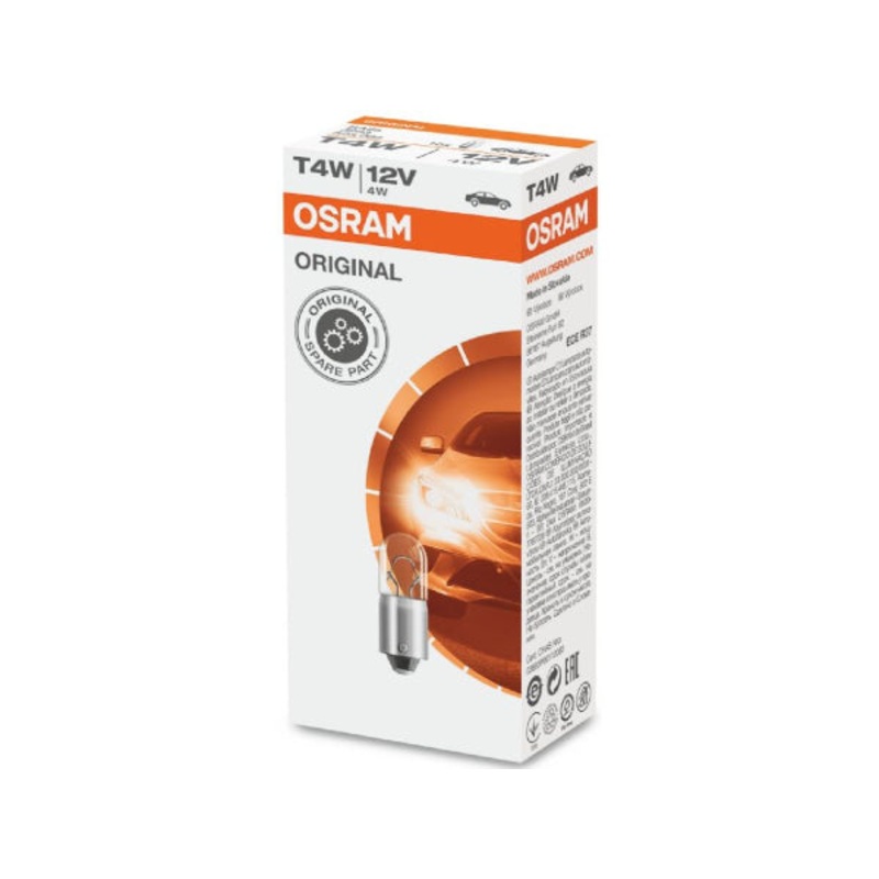 OSRAM Ersatzlampe T4W 12V 4W BA9s