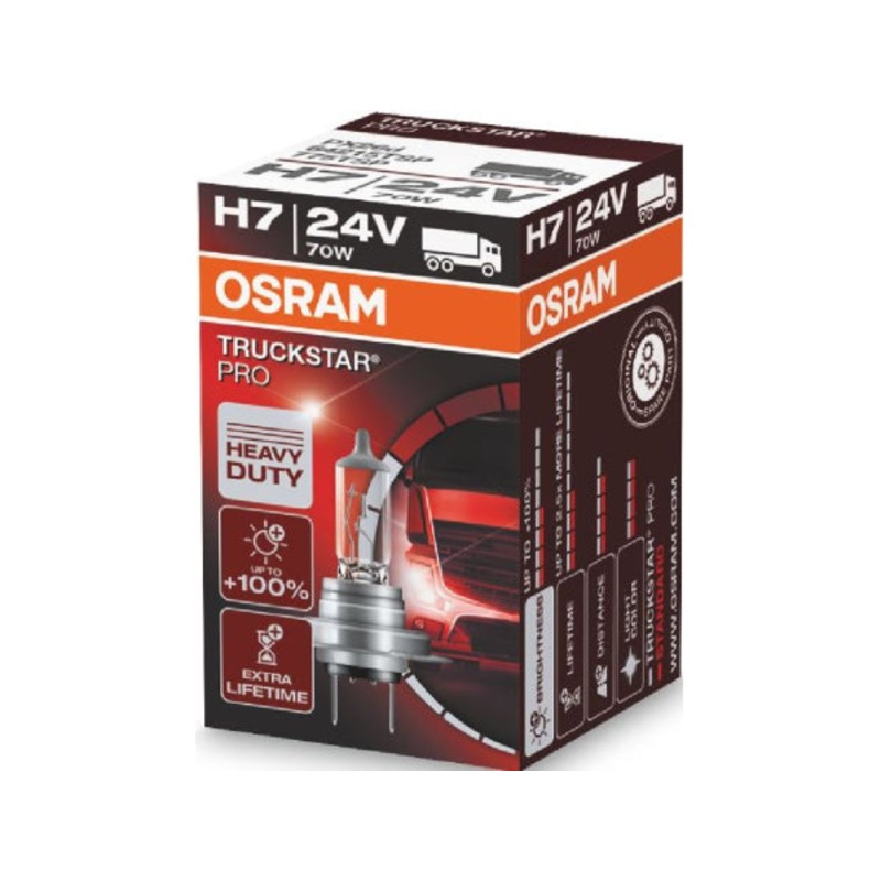 OSRAM Ersatzlampe TRUCKSTAR PRO H7 24V 70W PX26d