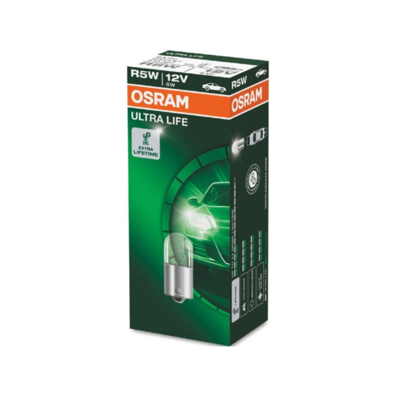 OSRAM Ersatzlampe ULTRA LIFE 12V 5W BA15s