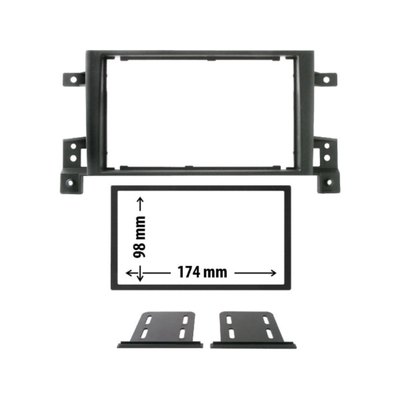 Phonocar Autoradio Radioblende anthrazit Suzuki