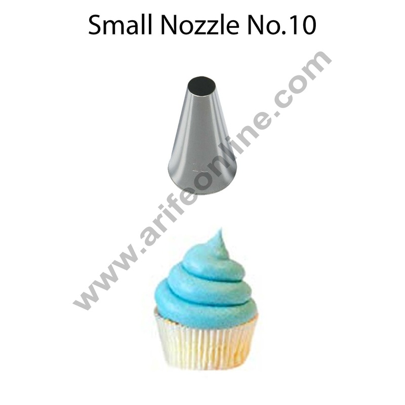 Cake Decor Small Nozzle - No. 10 Round Piping Nozzle