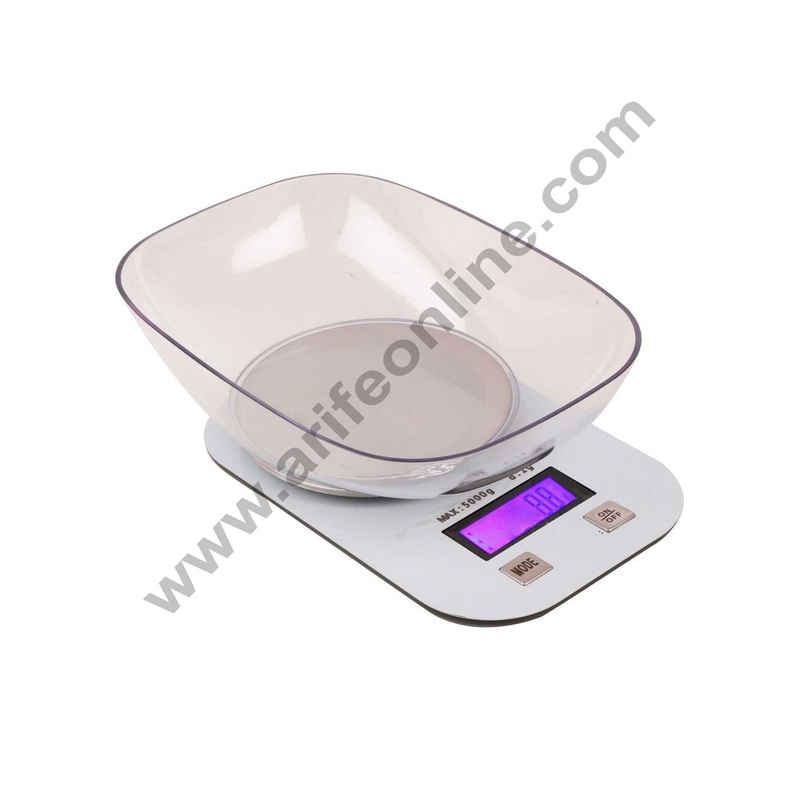 Cake Decor Steel Electronic Kitchen Scale - 5 Kg