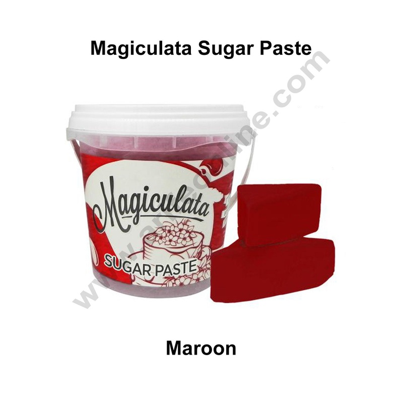 Magiculata Sugar Paste 1 Kg - Maroon