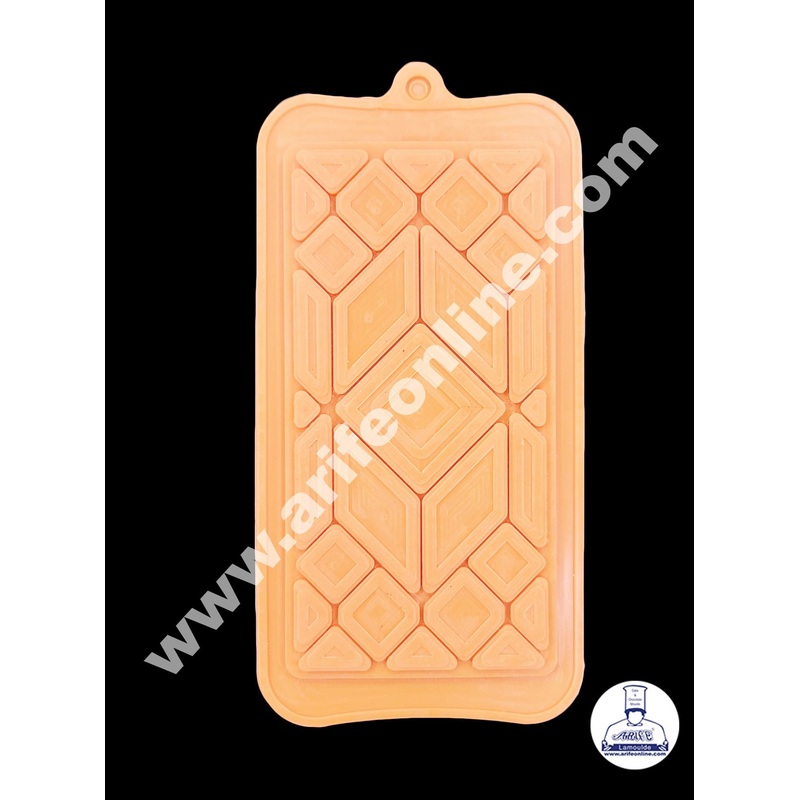 Cake Decor 1 Cavity Different Diamond Shape Silicone Bar Mold Chocolate Mould ( SBCM-691)