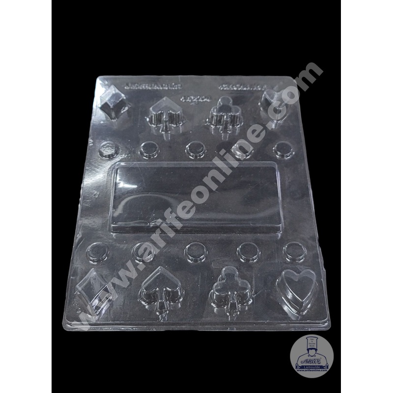 Cake Decor Ultimakes Poker PVC Chocolate mould - SBUCPVC-UC004 ( 1 pc )