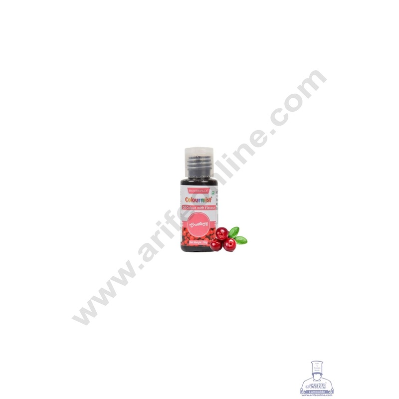 Colourmist Oil Colour With Flavour - Cranberry ( 30 Gram )