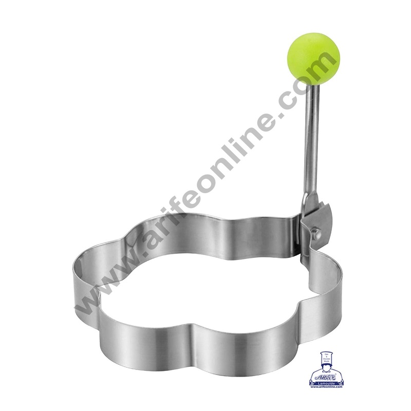 Cake Decor Stainless Steel Flower Shape Fried Egg Shaper Pancake Mould Ring Mold Omelette Mold Frying Egg Cooking Tools Kitchen Accessories