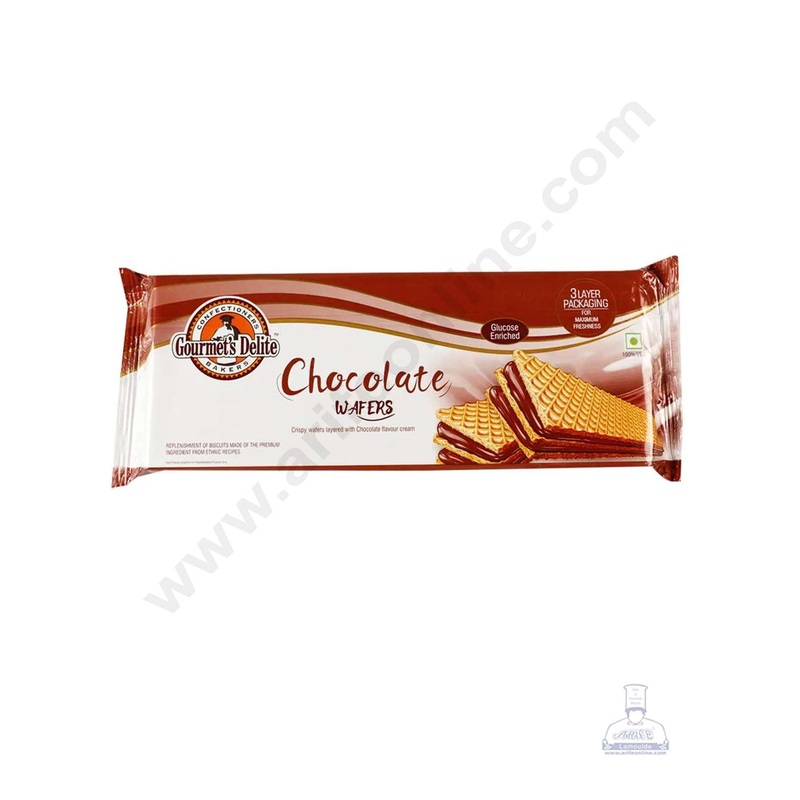 Gourmets Delite Flavored Wafers - Chocolate