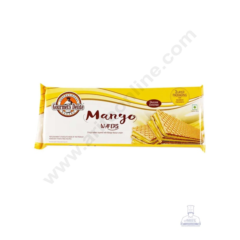 Gourmets Delite Flavored Wafers - Mango